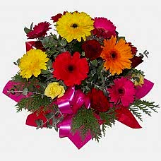 RENKLİ GERBERA BUKETİ